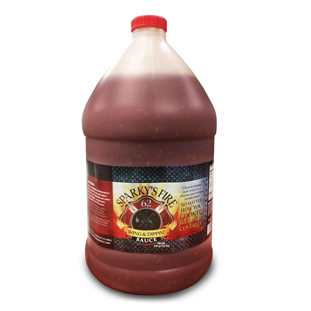 Sparky's Wing and Dippin Fire Sauce Gallon